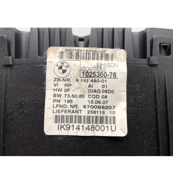 Щиток приборов (приборная панель) бу для BMW 3 E90/E91/E92/E93 2.0 i,  2007 г. бу контрактные купить в Спб