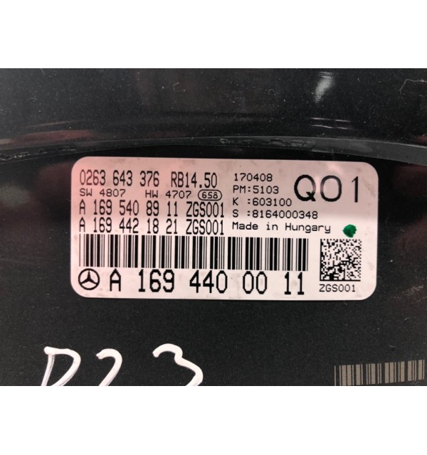Щиток приборов (приборная панель) бу для Mercedes B W245 2.0 CDi,  2008 г.