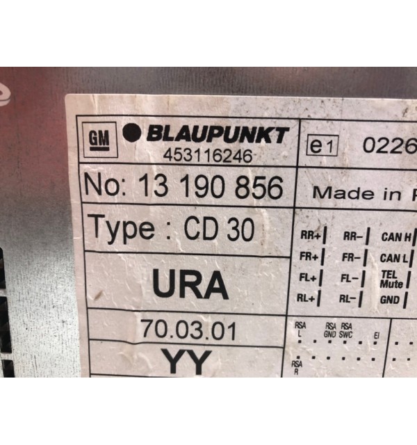Магнитола бу для Opel Astra H 1.8,  2005 г. бу контрактные купить в Спб