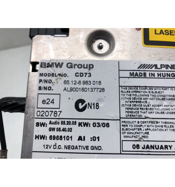 Магнитола бу для BMW 1 E87/E81/E82/E88 2.0 TD,  2006 г.