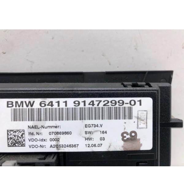 Блок управления печки/климат-контроля бу для BMW 3 E90/E91/E92/E93 2.0 i,  2007 г. бу контрактные купить в Спб