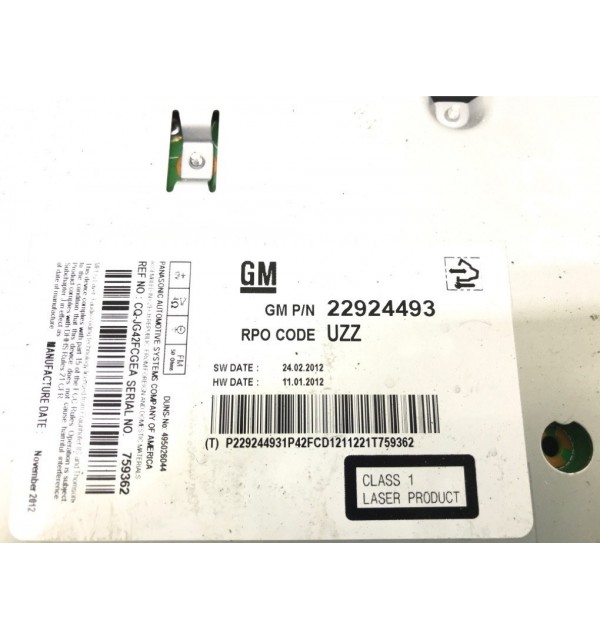 Магнитола бу для Opel Astra J 2.0 CDTi,  2012 г.