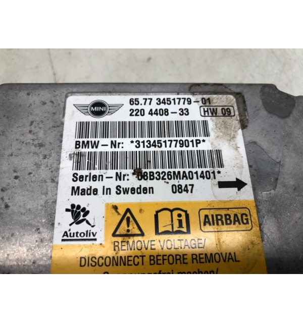 Блок AirBag бу для Mini Cooper R56 1.6 i,  2009 г. бу контрактные купить в Спб