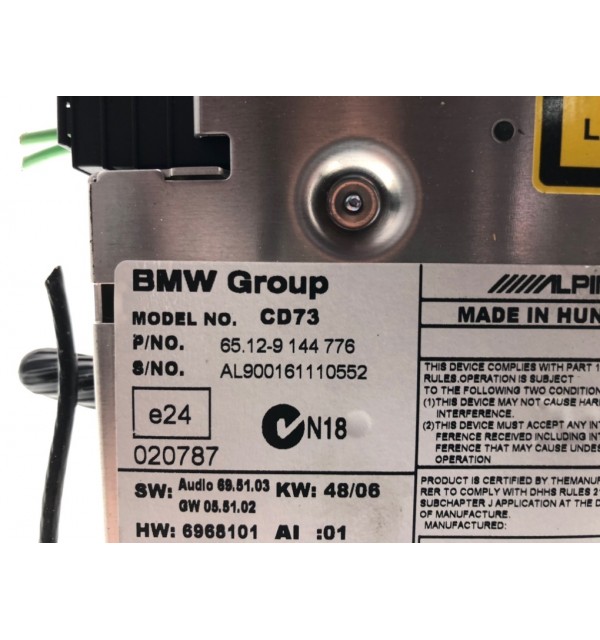 Магнитола бу для BMW 3 E90/E91/E92/E93 2.0 i,  2006 г.
