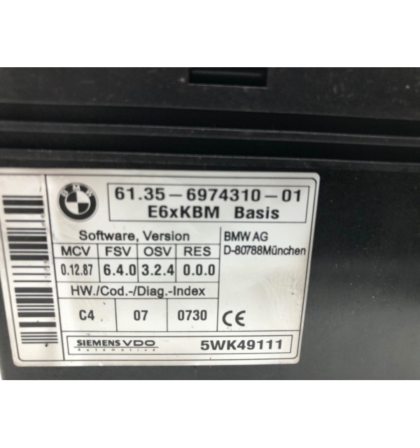 Блок комфорта бу для BMW 5 E60/E61 3.0 i,  2005 г.