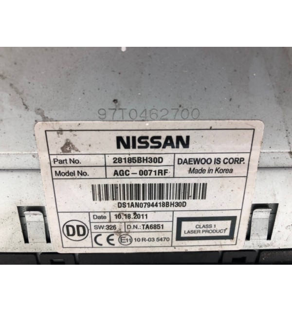 Магнитола бу для Nissan Qashqai  1.5 DCi,  2011 г.