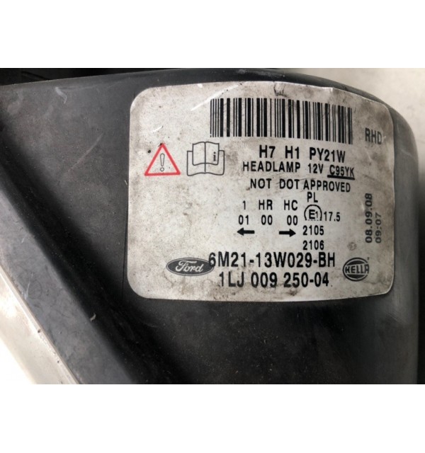Фара правая бу для Ford Galaxy  1.8 TDCi,  2008 г.
