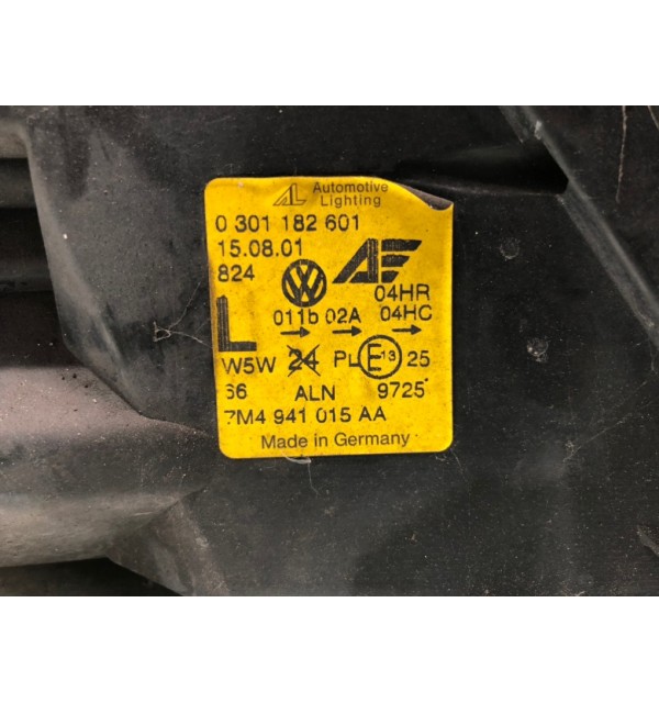 Фара левая бу для Volkswagen Sharan  1.9 TDi,  2001 г.