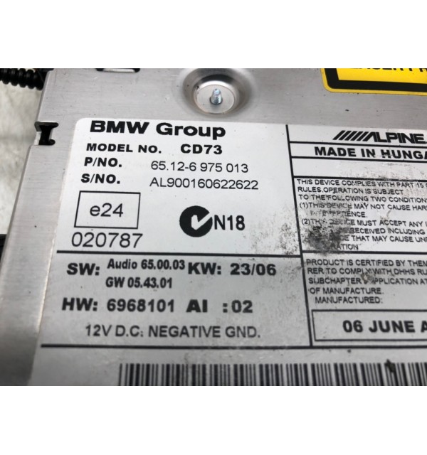Магнитола бу для BMW 3 E90/E91/E92/E93 2.0 TD,  2006 г.