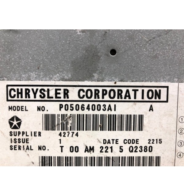 CD-чейнджер бу для Chrysler Grand Voyager  2.8 CRDi,  2006 г.