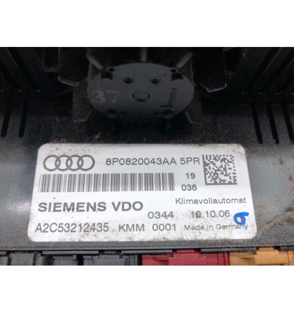 Блок управления печки/климат-контроля бу для Audi A3 8P 2.0 TDi,  2006 г.