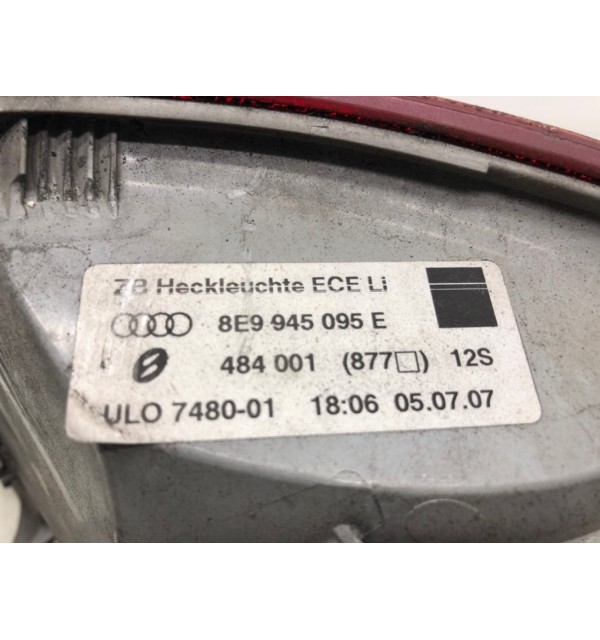 Фонарь задний левый бу для Audi A4 B7 2.0 TDi,  2005 г.