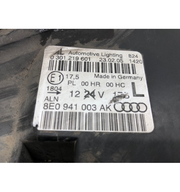 Фара левая бу для Audi A4 B7 2.0 TDi,  2005 г.