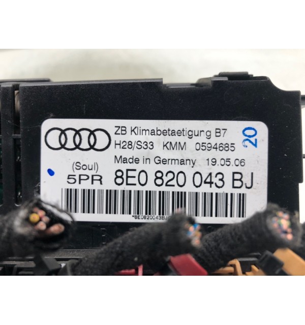 Блок управления печки/климат-контроля бу для Audi A4 B7 2.0 TDi,  2006 г.