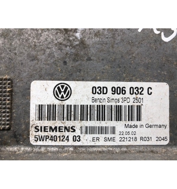 Блок управления двигателем бу для Volkswagen Polo  1.2 i,  2002 г.