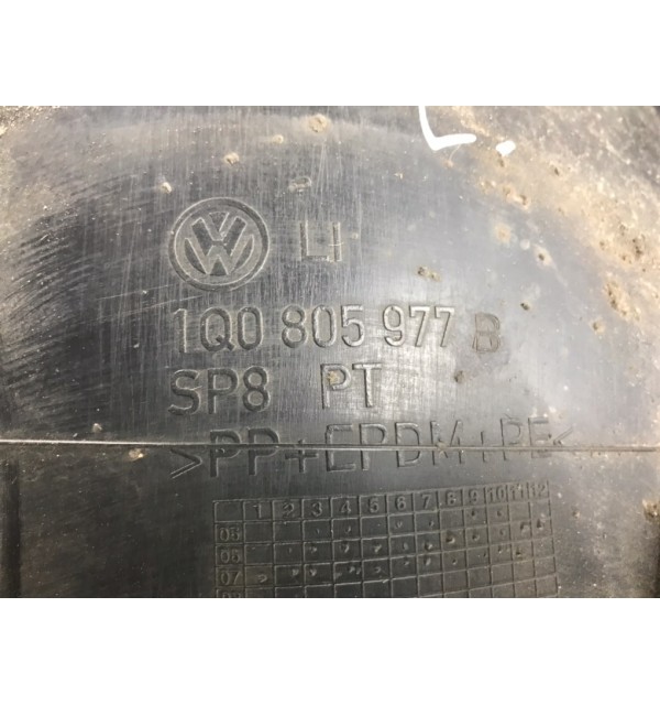 Защита арок передняя левая (подкрылок) бу для Volkswagen EOS  2.0 FSI,  2008 г.