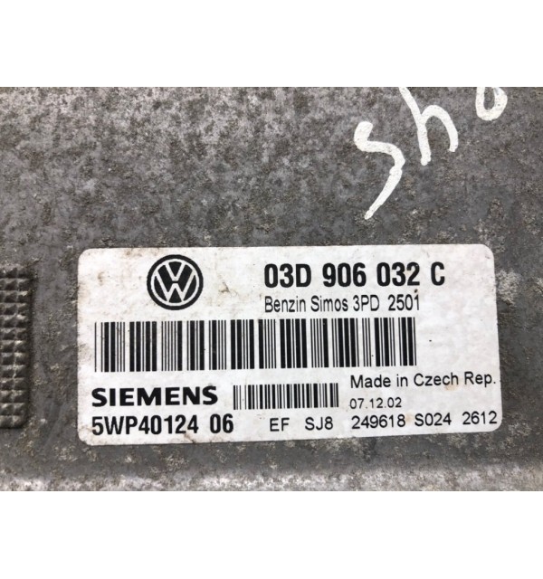 Блок управления двигателем бу для Volkswagen Polo  1.2 i,  2003 г.