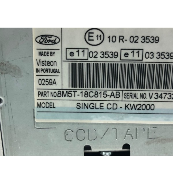 Магнитола бу для Ford Focus 2 1.8 i,  2009 г.