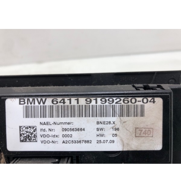 Блок управления печки/климат-контроля бу для BMW 3 E90/E91/E92/E93 2.0 i,  2009 г.