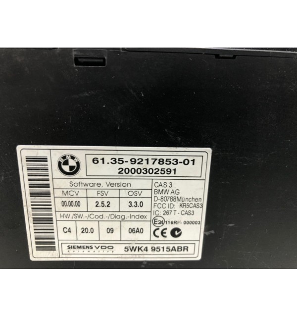 Блок управления CAS бу для BMW 1 E87/E81/E82/E88 2.0 TD,  2010 г.