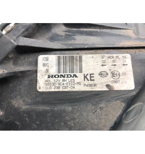 Фара правая бу для Honda CR-V  2.2 i-CTDi,  2006 г.