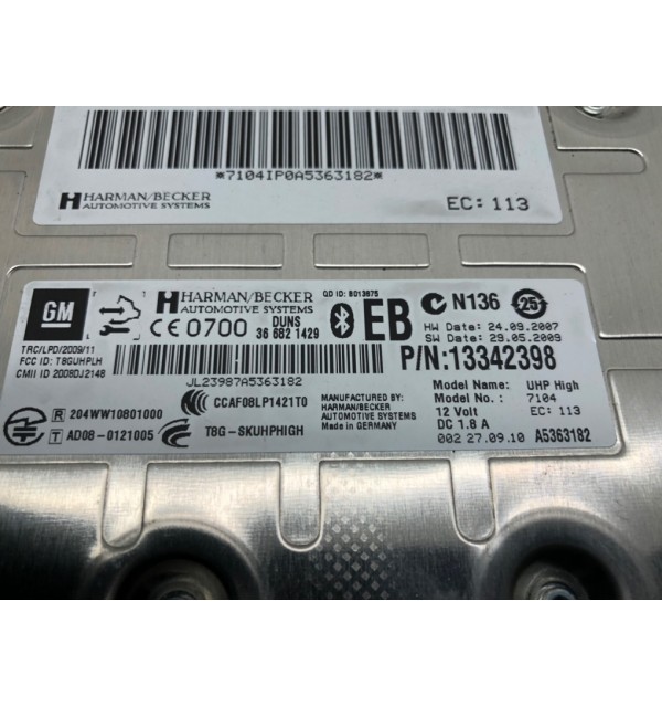Блок Bluetooth бу для Opel Insignia  2.0 CDTi,  2010 г.
