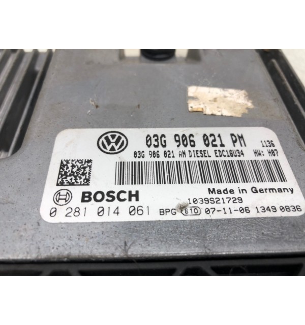 Блок управления двигателем бу для Volkswagen Golf 5 1.9 TDi,  2008 г.