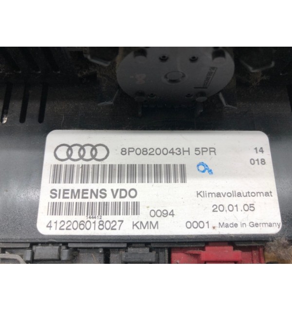 Блок управления печки/климат-контроля бу для Audi A3 8P 2.0 TDi,  2005 г.