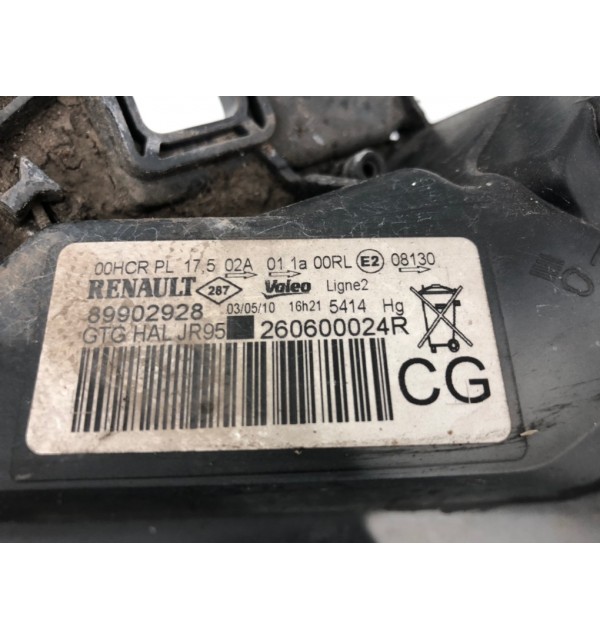 Фара левая бу для Renault Grand Scenic 3 1.5 DCi,  2010 г.