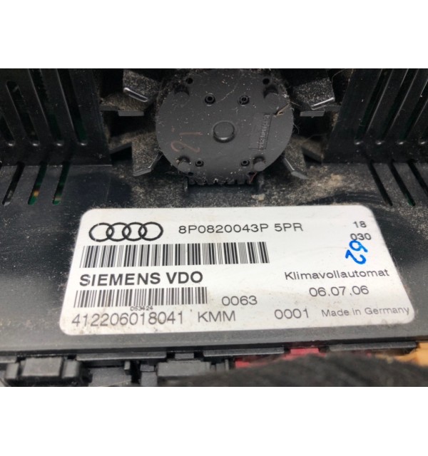 Блок управления печки/климат-контроля бу для Audi A3 8P 2.0 FSI,  2006 г.