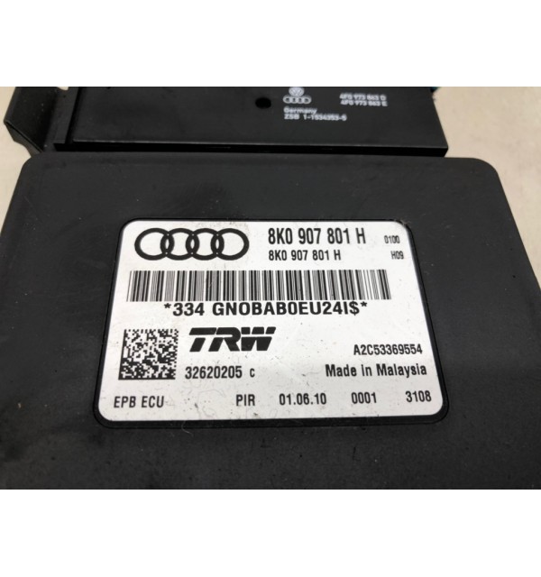Блок ручника (стояночного тормоза) бу для Audi A4 B8 2.0 TDi,  2010 г.