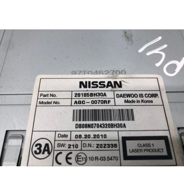 Магнитола бу для Nissan Qashqai  1.5 DCi,  2010 г.