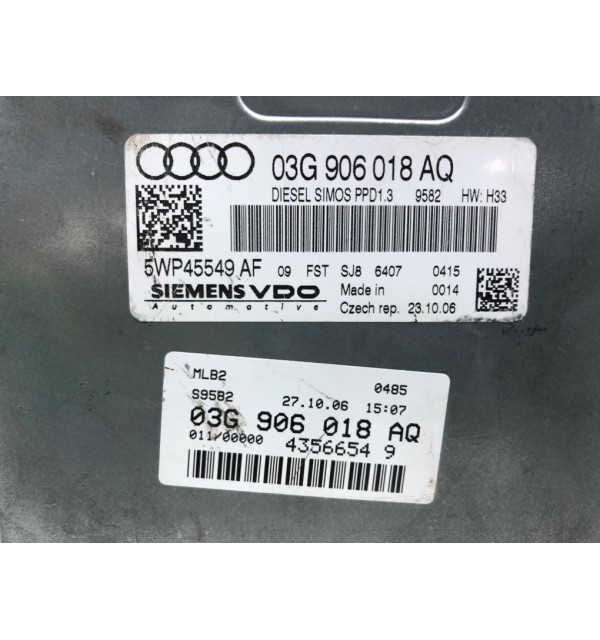 Блок управления двигателем бу для Audi A4 B7 2.0 TDi,  2007 г.