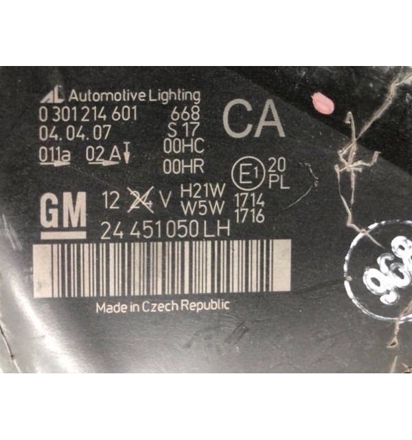 Фара левая бу для Opel Zafira B 1.7 CDTi,  2011 г.