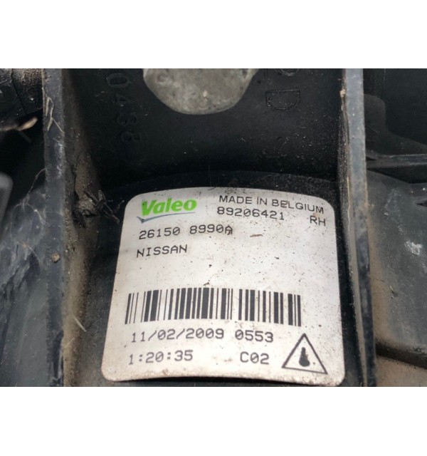 Фара противотуманная правая бу для Nissan Qashqai  1.5 DCi,  2009 г.
