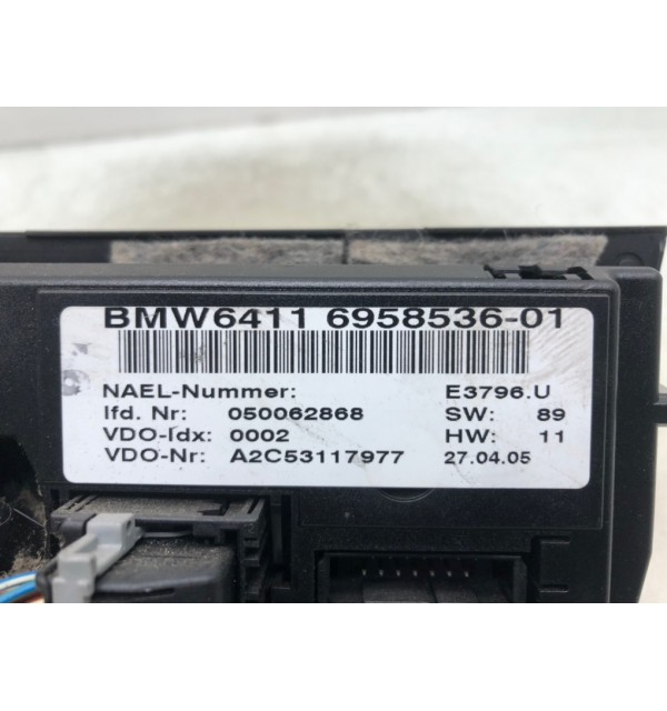 Блок управления печки/климат-контроля бу для BMW 3 E90/E91/E92/E93 2.0i,  2005 г.