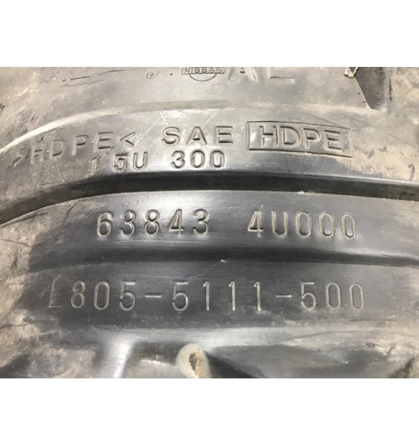 Защита арок передняя левая (подкрылок) бу для Nissan Almera Tino  1.8 i,  2005 г.