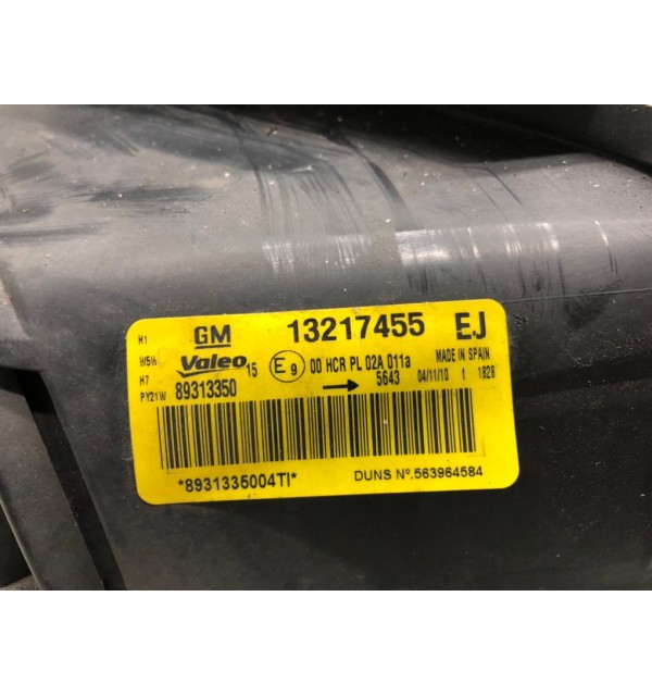 Фара левая бу для Opel Corsa D 1.4 i,  2010 г.