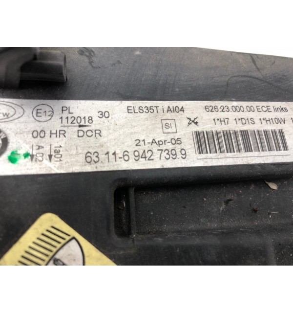 Фара левая бу для BMW 3 E90/E91/E92/E93 2.0i,  2005 г.
