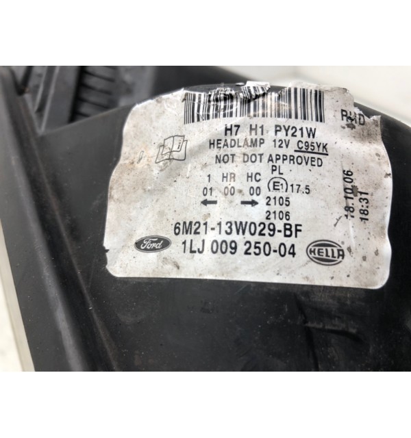 Фара правая бу для Ford S-Max  2.0 TDCi,  2006 г.
