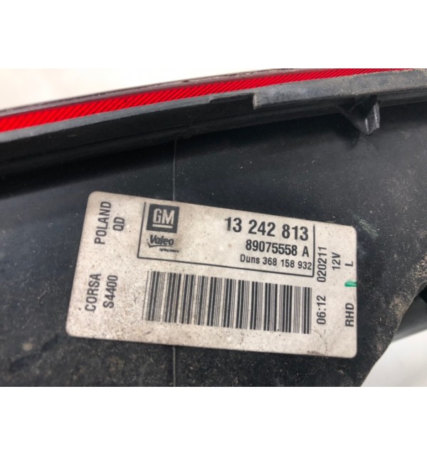 Фонарь задний левый бу для Opel Corsa D 1.2 i,  2011 г.