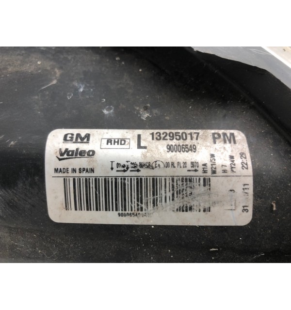 Фара левая бу для Opel Corsa D 1.2 i,  2011 г.
