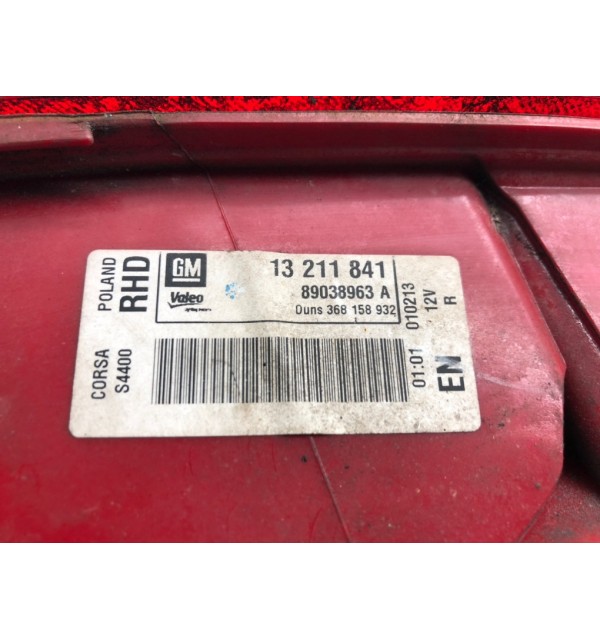 Фонарь задний правый бу для Opel Corsa D 1.3 CDTi,  2012 г.