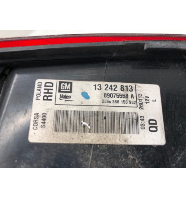 Фонарь задний левый бу для Opel Corsa D 1.4 i,  2013 г.