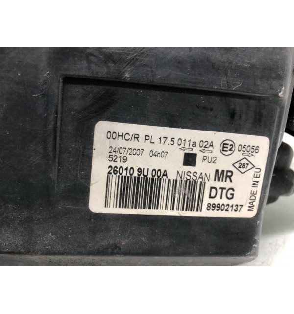 Фара правая бу для Nissan Note E11 1.4 i,  2007 г.