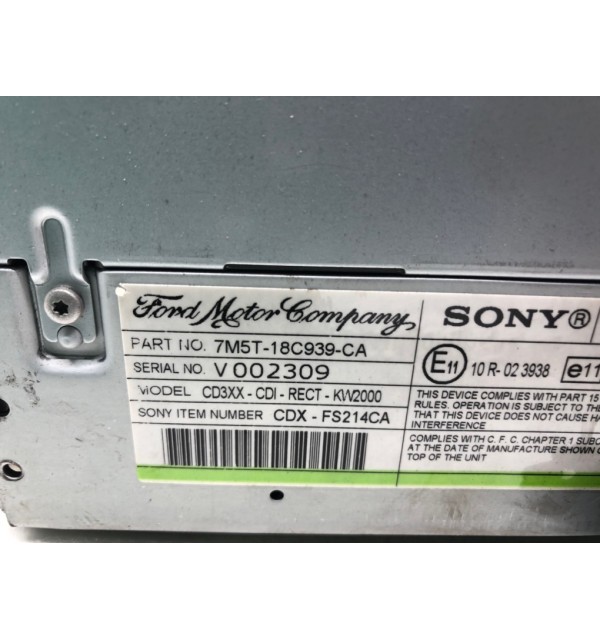 Магнитола бу для Ford C-Max  1.8 i,  2008 г.