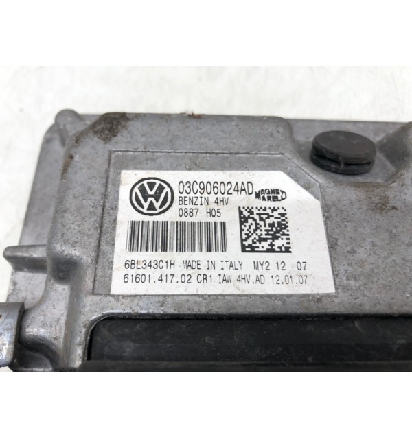 Блок управления двигателем бу для Volkswagen Polo 4 1.4 i,  2007 г.