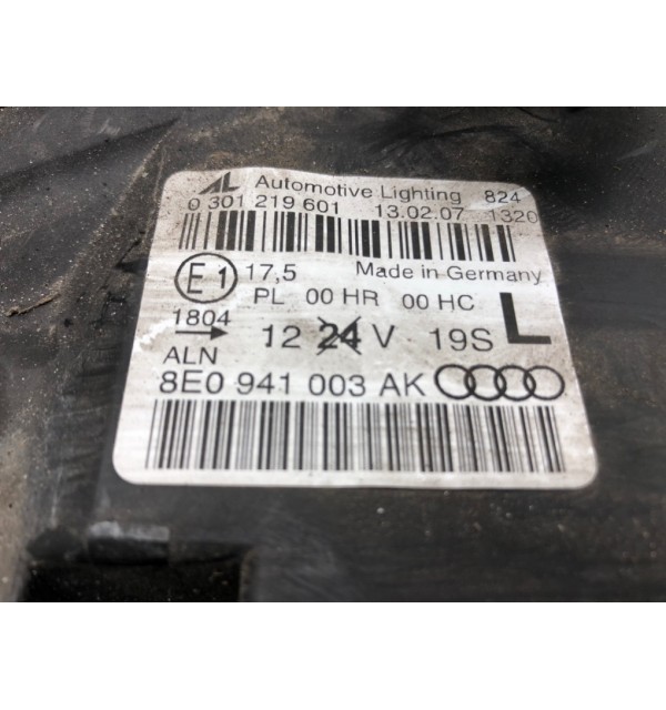 Фара левая бу для Audi A4 B7 2.0 TDi,  2007 г.