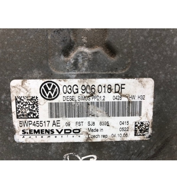Блок управления двигателем бу для Volkswagen Golf 5 2.0 TDi,  2006 г.