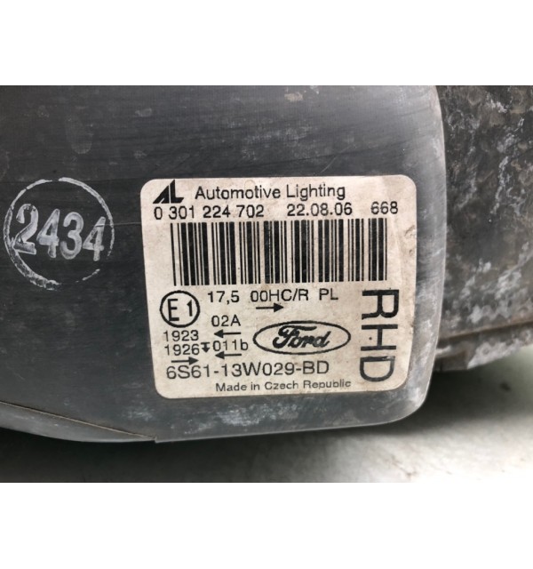 Фара правая бу для Ford Fiesta 5 1.4 i,  2006 г.